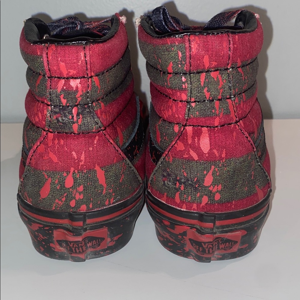 Vans Horror Nightmare on Elm Street Freddy Krueger- men’s 4.0 / women’s 5.5 - Picture 3 of 14